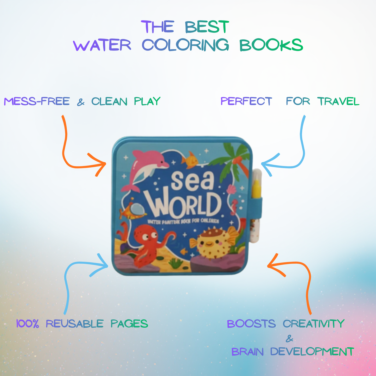 Magic Water Painting Books