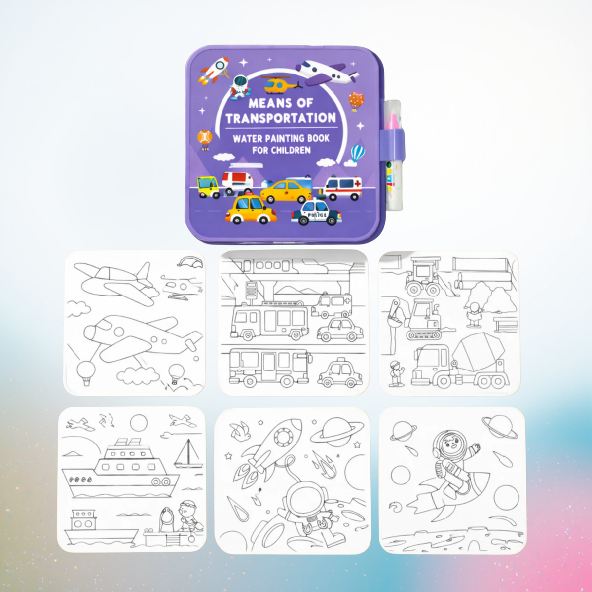Magic Water Painting Books