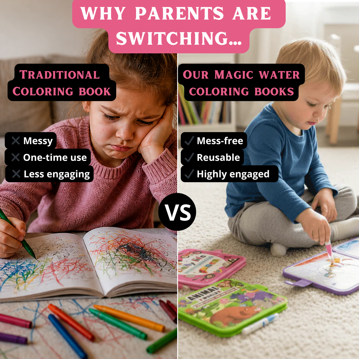 Magic Water Painting Books