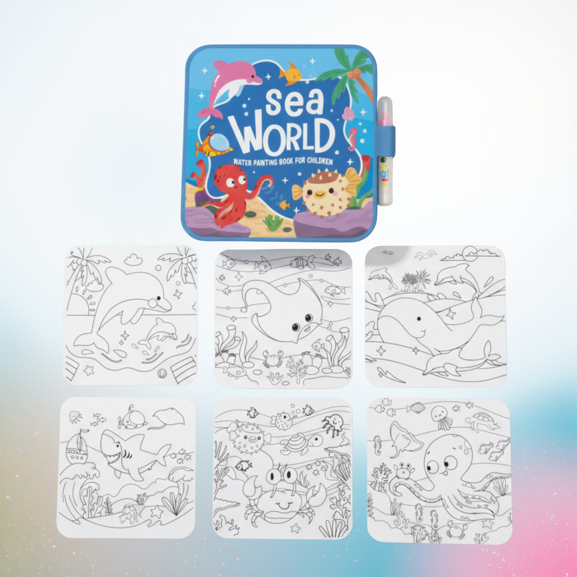 Magic Water Painting Books