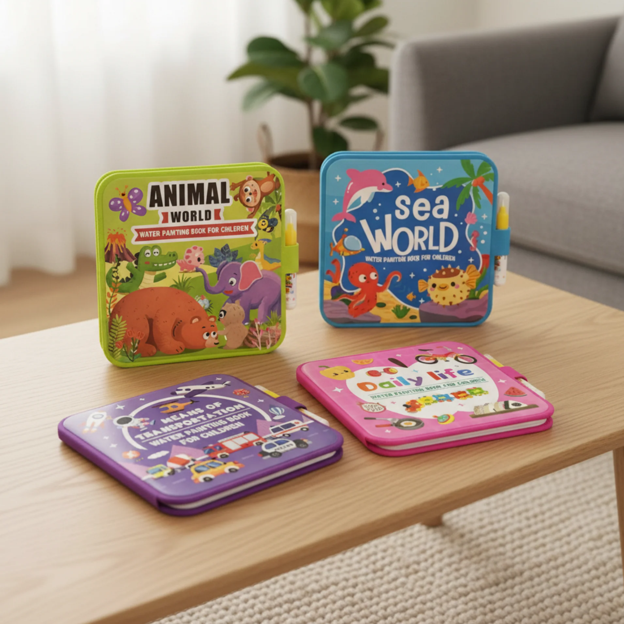 Magic Water Painting Books